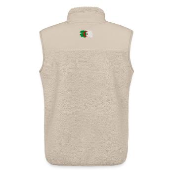 Algerien Vintage Flagge / Geschenk Algier - Unisex Sherpaweste von Stanley/Stella - Beige - Hinten - AI Model Male 178 light (178cm)