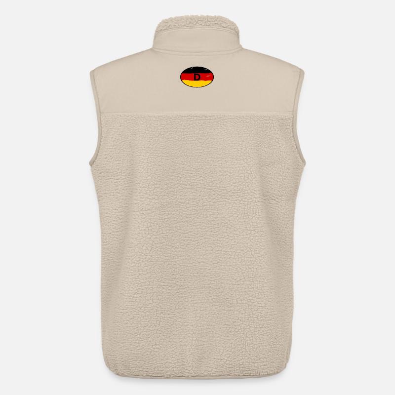 Deutschland Aufkleber - Unisex Sherpaweste von Stanley/Stella - Beige