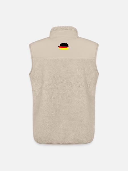 Germany - Unisex Sherpa Gilet by Stanley/Stella - beige