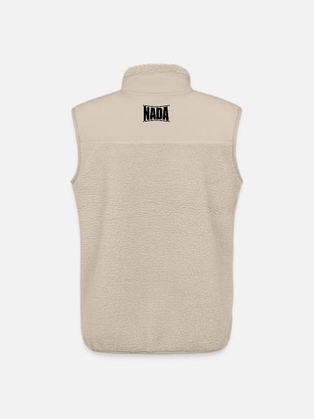 t-shirt name Nada t-shirt gift idea - Unisex Sherpa Gilet by Stanley/Stella - beige