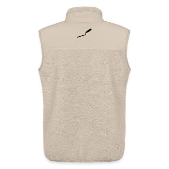 Jointing Nail Mason Joiner Tool - Unisex Sherpa Gilet by Stanley/Stella - beige - Back - AI Model Male 178 light (178cm)