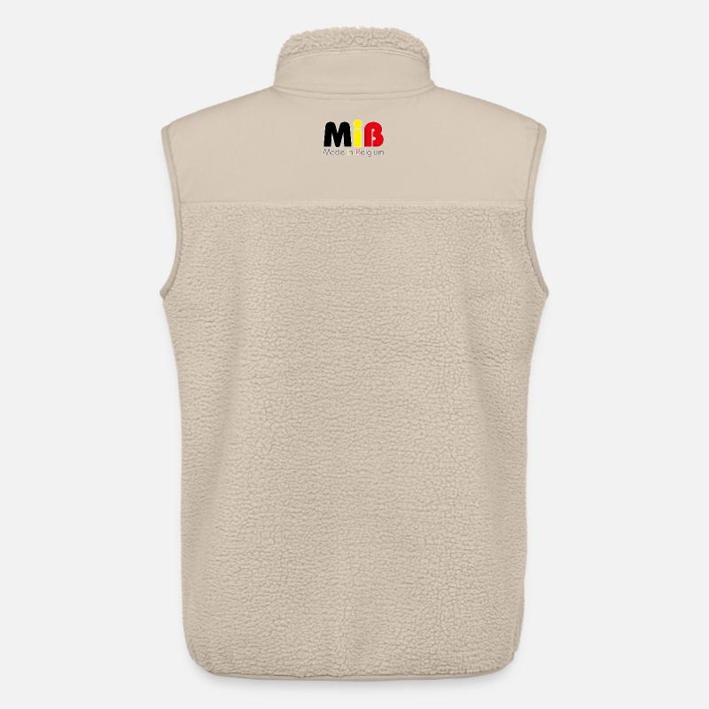 MiB Made in Belgium – Version 2018 - Unisex Sherpaweste von Stanley/Stella - Beige