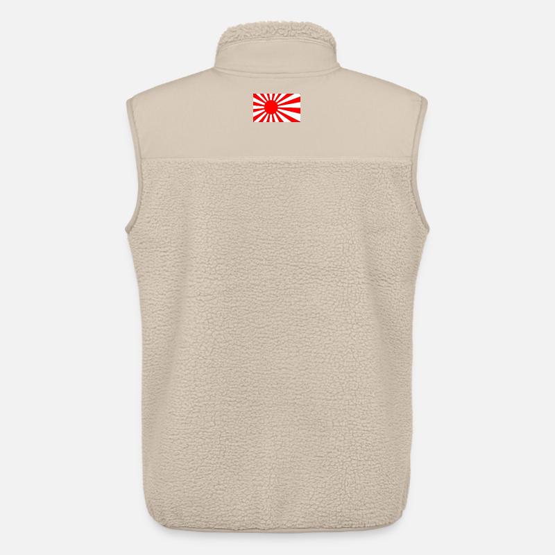 Logo des Dojos der aufgehenden Sonne - Unisex Sherpaweste von Stanley/Stella - Beige