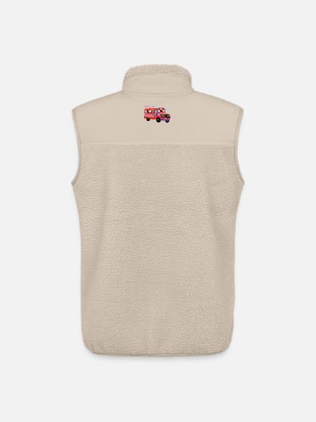 Jeepney Ride – Filipino Culture - Unisex Sherpa Gilet by Stanley/Stella - beige