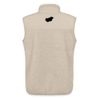 Hungary Country - Unisex Sherpa Gilet by Stanley/Stella - beige - Back - AI Model Male 178 light (178cm)