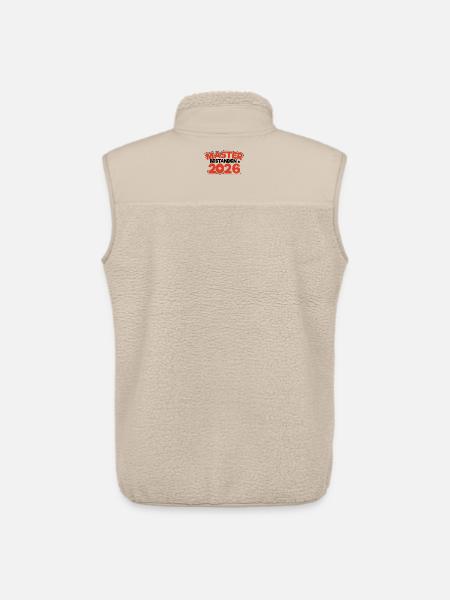 Master 2026 Masterabschluss Promotion Sponsion - Unisex Sherpaweste von Stanley/Stella - Beige
