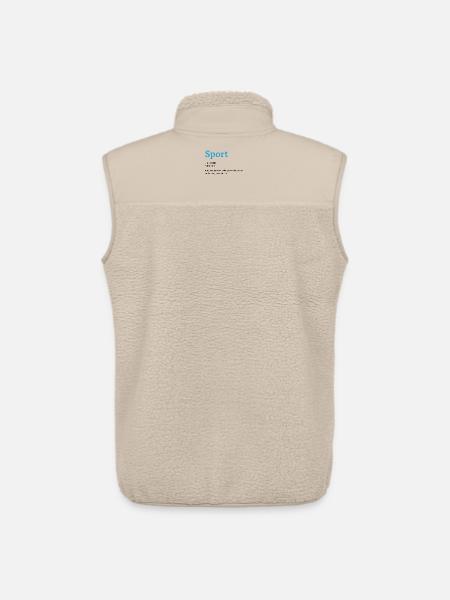 Sport Aufwendige Möglichkeit - Unisex Sherpaweste von Stanley/Stella - Beige
