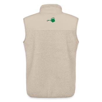 Watering Can - Unisex Sherpa Gilet by Stanley/Stella - beige - Back - AI Model Male 178 light (178cm)