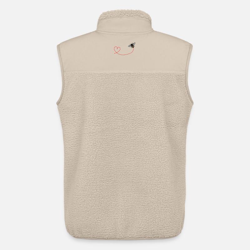 Liebe bei - Unisex Sherpaweste von Stanley/Stella - Beige
