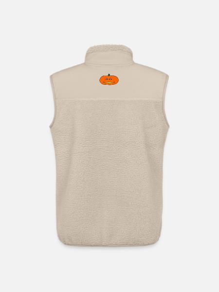 HALLOWEEN. PUMPKIN. HALLOWEEN PUMPKIN - Unisex Sherpa Gilet by Stanley/Stella - beige
