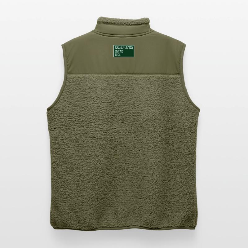 Computer Says No Lustig Programmierer Nerd Technik Unisex Sherpaweste von Stanley/Stella