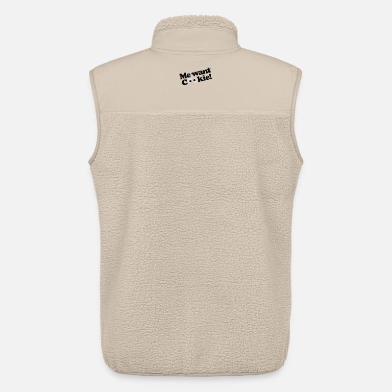 Ich will Plätzchen! - Unisex Sherpaweste von Stanley/Stella - Beige