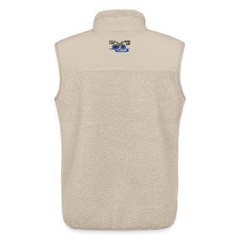Boucle cycliste Motivation Gear Up - Veste sans manches sherpa unisexe Stanley/Stella - beige - Dos - AI Model Male 178 light (178cm)