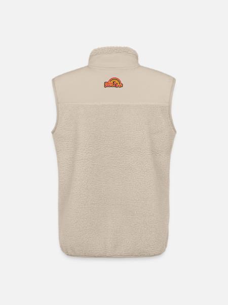 smile if you're gay - Unisex Sherpa Gilet by Stanley/Stella - beige