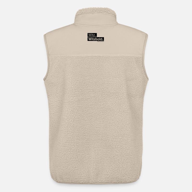 Witz. Witzbold. - Unisex Sherpaweste von Stanley/Stella - Beige