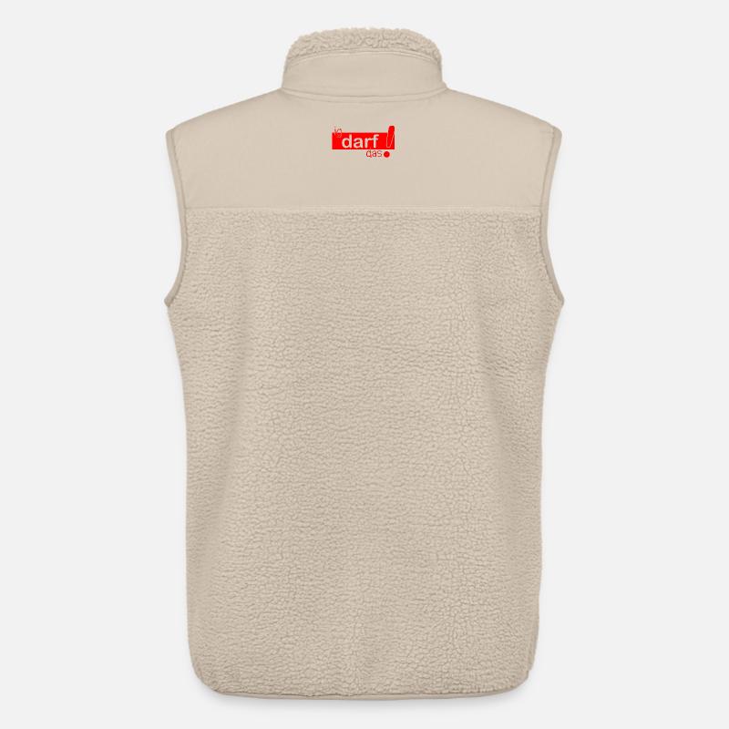ig darf das! - Unisex Sherpaweste von Stanley/Stella - Beige