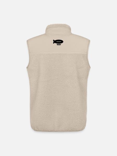 Luftschiff - Unisex Sherpaweste von Stanley/Stella - Beige