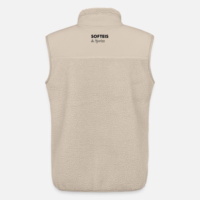 Softeis Sprizz Sommer Urlaub - Unisex Sherpaweste von Stanley/Stella - Beige