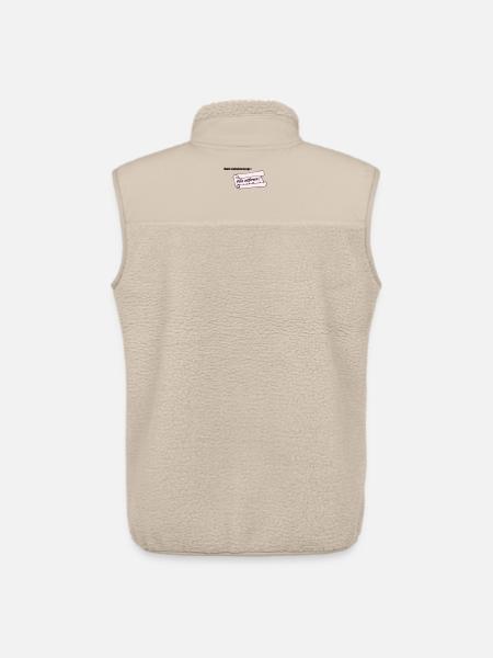 Secret - Unisex Sherpa Gilet by Stanley/Stella - beige