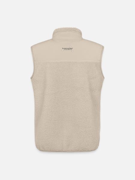 Ich schenk dir den Himmel - Unisex Sherpaweste von Stanley/Stella - Beige