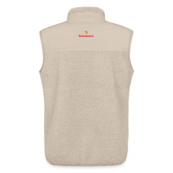 Salamanca - Veste sans manches sherpa unisexe Stanley/Stella - beige - Dos - AI Model Male 178 light (178cm)