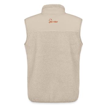 2541614 14950220 isi rider - Unisex Sherpa Gilet by Stanley/Stella - beige - Back - AI Model Male 178 light (178cm)