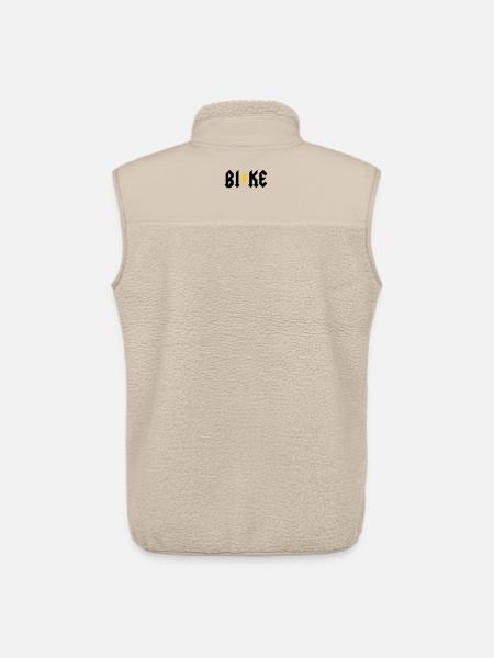 BI!KE - Unisex Sherpaweste von Stanley/Stella - Beige