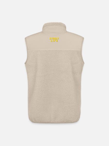 street life - Veste sans manches sherpa unisexe Stanley/Stella - beige