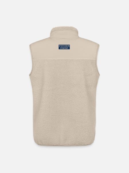 Stockholm Pride - Unisex Sherpa Gilet by Stanley/Stella - beige