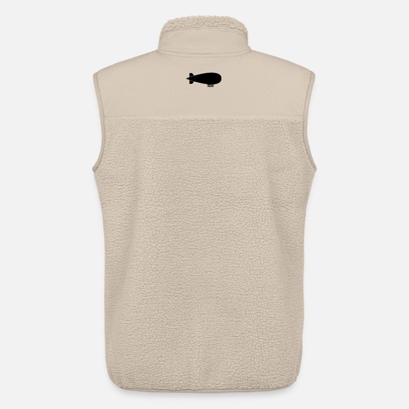 Dirigeable - Veste sans manches sherpa unisexe Stanley/Stella - beige