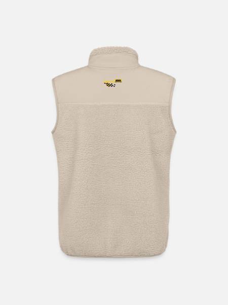 Taxi driver - Unisex Sherpa Gilet by Stanley/Stella - beige