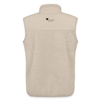 Nouveau groupe - Veste sans manches sherpa unisexe Stanley/Stella - beige - Dos - AI Model Male 178 light (178cm)