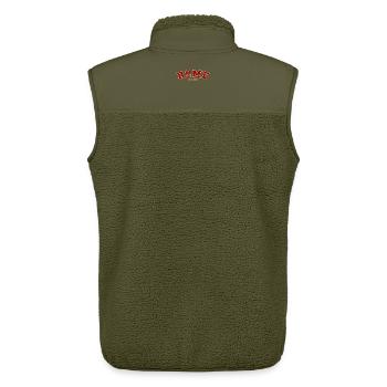 Rome_Est_1975 - Unisex Sherpaweste von Stanley/Stella - Khaki - Hinten - AI Model Male 178 light (178cm)