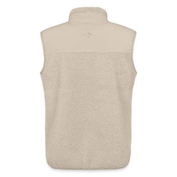 Bündner Härzbluetbündner - Unisex Sherpaweste von Stanley/Stella - Beige - Hinten - AI Model Male 178 light (178cm)