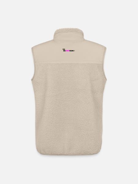 Kein Weltuntergang - Unisex Sherpaweste von Stanley/Stella - Beige