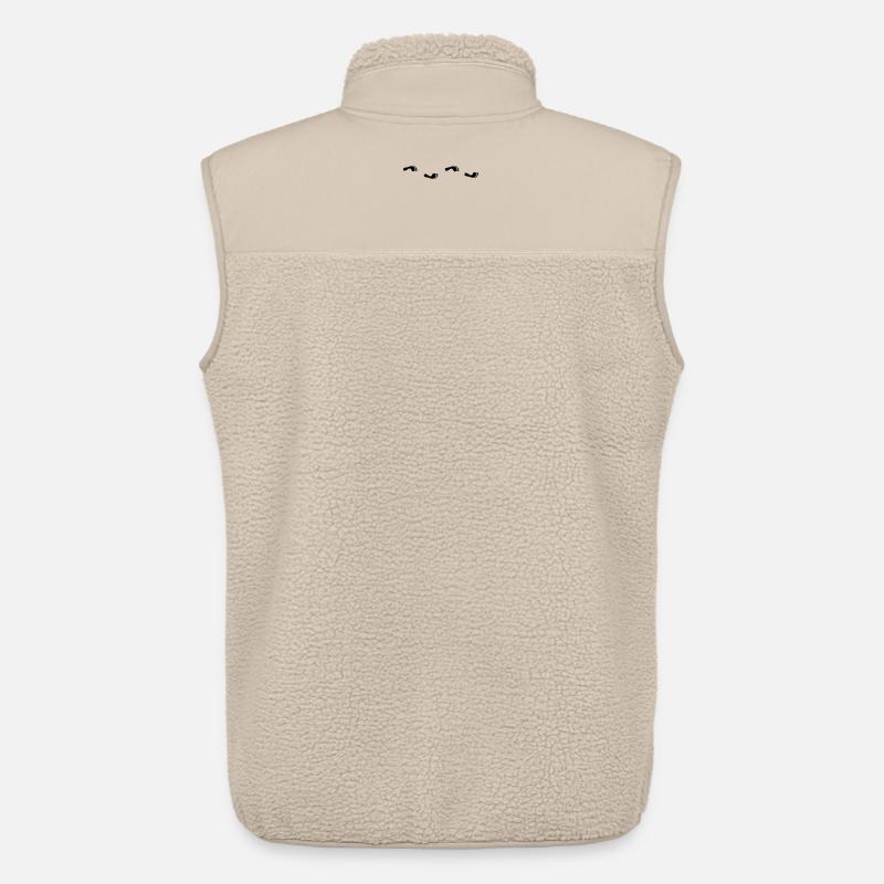 Fußabdruck - Unisex Sherpaweste von Stanley/Stella - Beige