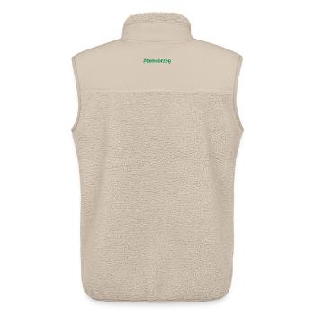 Tarnobrzeg Polska Polen - Unisex Sherpaweste von Stanley/Stella - Beige - Hinten - AI Model Male 178 light (178cm)