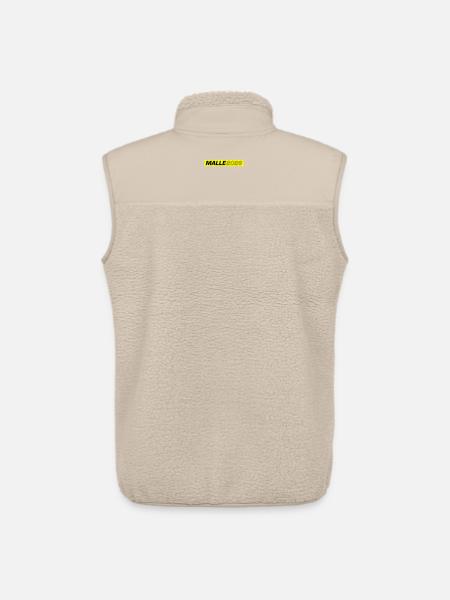 Malle 2026 - Unisex Sherpa Gilet by Stanley/Stella - beige