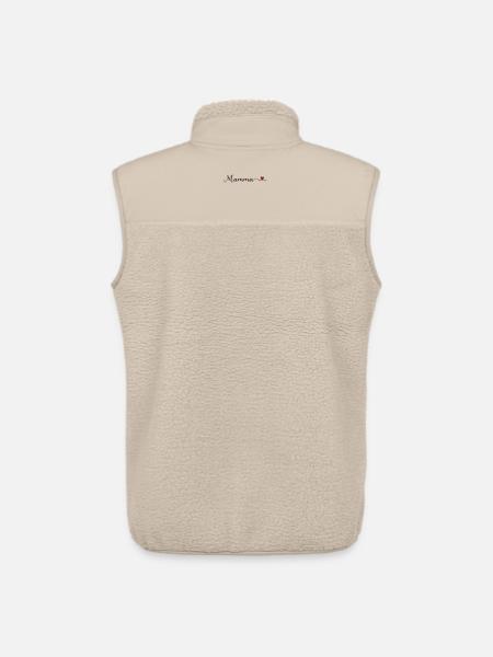 Mamma Herz Schriftzug - Unisex Sherpaweste von Stanley/Stella - Beige