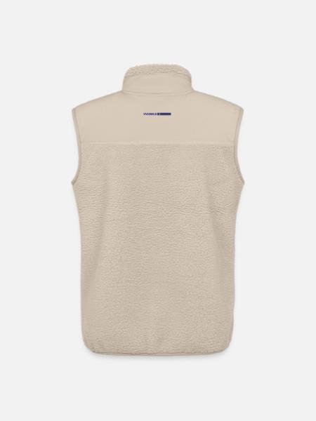 Sweden Flag Sverige - Unisex Sherpa Gilet by Stanley/Stella - beige