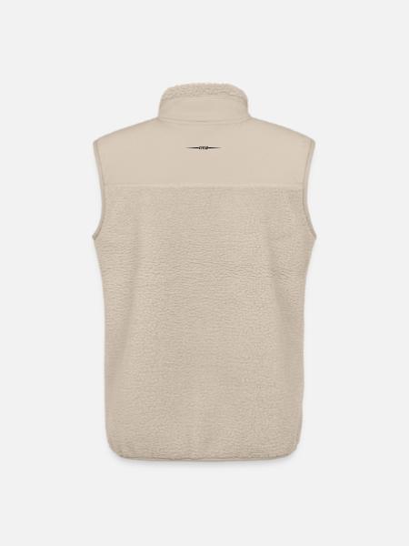 Crew Line - Unisex Sherpa Gilet by Stanley/Stella - beige