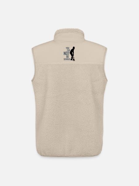 Tennis mcenroe tribute - Unisex Sherpaweste von Stanley/Stella - Beige