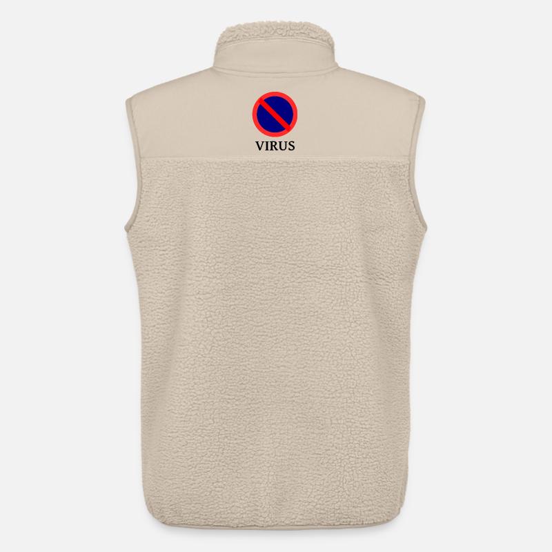 Verbotene Viren - Unisex Sherpaweste von Stanley/Stella - Beige