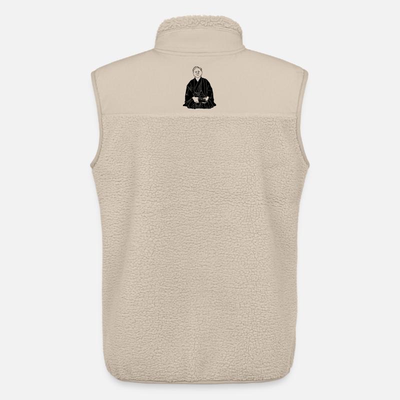 Gichin Funakoshi Shotokan Karate - Unisex Sherpaweste von Stanley/Stella - Beige