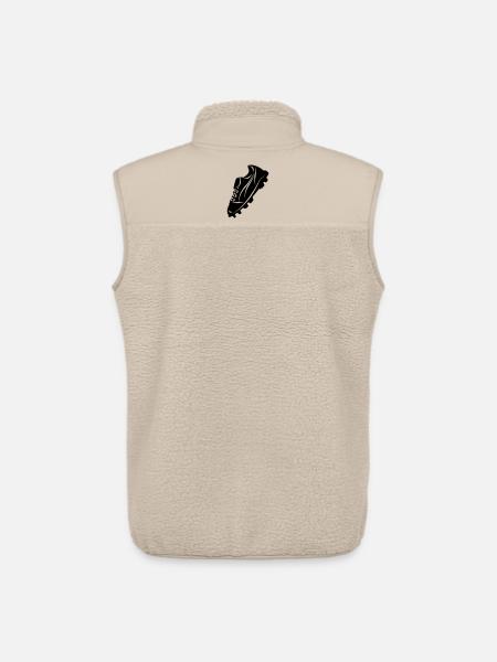 Fußballschuh transparente Schattenfigur - Unisex Sherpaweste von Stanley/Stella - Beige