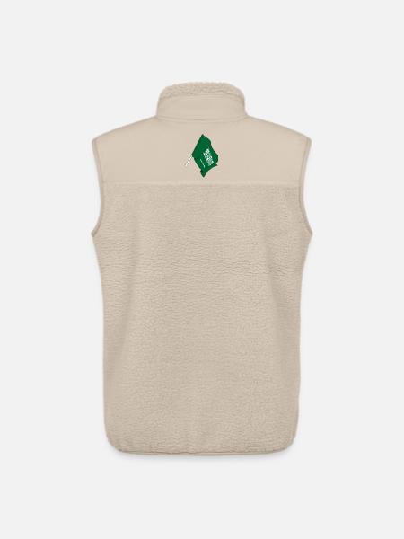 Flag Saudi Arabia - Unisex Sherpa Gilet by Stanley/Stella - beige