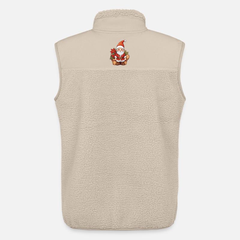 Weihnachts Wichtel - Unisex Sherpaweste von Stanley/Stella - Beige