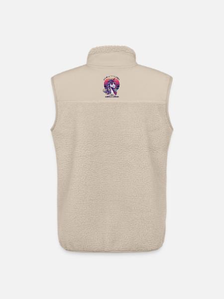 Bride Funny Bachelorette Hen Party - Unisex Sherpa Gilet by Stanley/Stella - beige