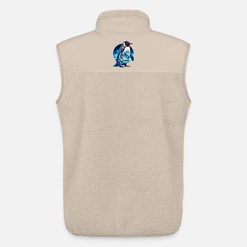 Pinguin - Unisex Sherpaweste von Stanley/Stella - Beige