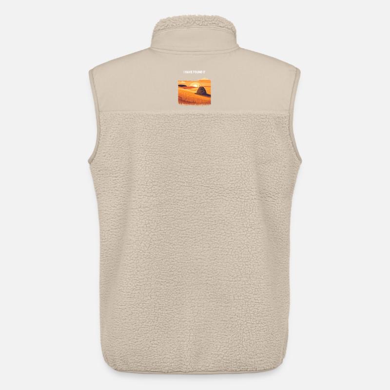 Une aiguille dans une botte de foin - Veste sans manches sherpa unisexe Stanley/Stella - beige